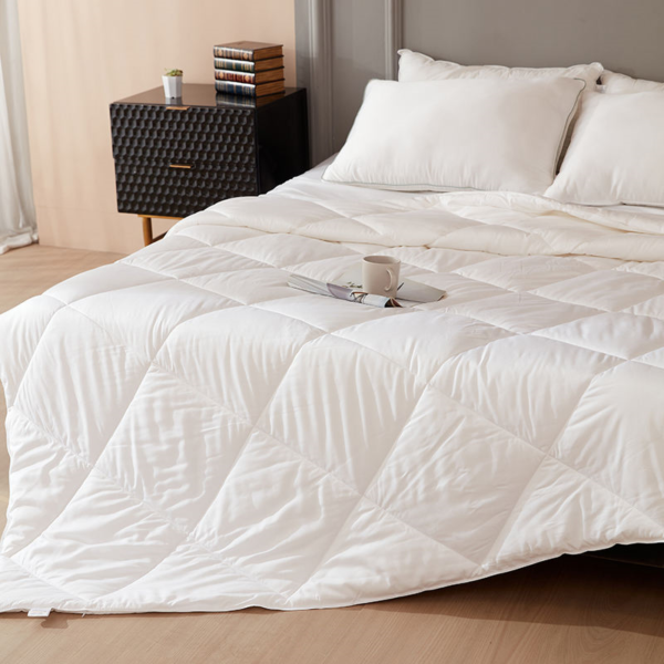 bed cover with bamboo duvet